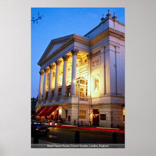 Poster Théatre de l'opéra royal, jardin de Covent,