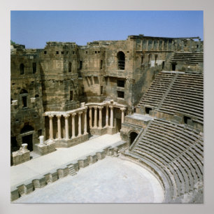 Poster Théâtre romain à Bosra, Syrie