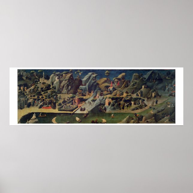 Poster Thebaid, c.1410 (température sur panneau) (voir au (Devant)