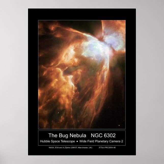 Poster TheBugNebula-NGC6302-2004-46a (Devant)
