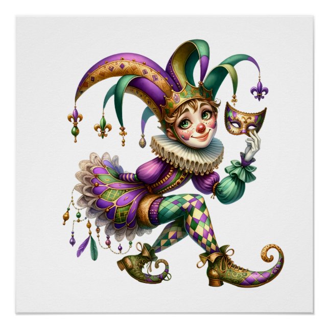 Poster Thème Jester précieux (Devant)