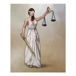 Poster Themis - Lady Justice