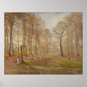 Poster Theodor_Philipsen_-_deer park copenhagen (Modifié)