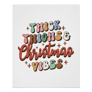 Poster Thèses épais et Vibes de Noël