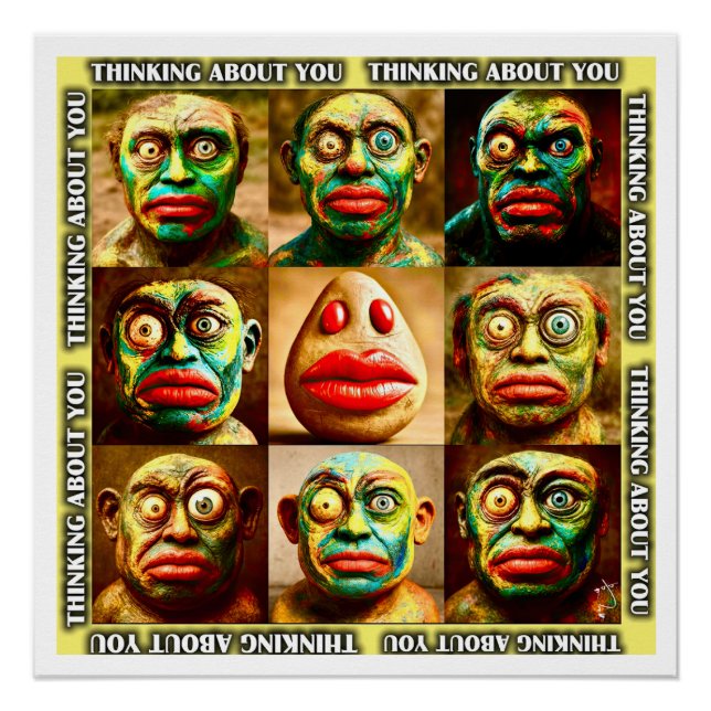 Poster Thinking About You | LIKE YOU Collection (Devant)