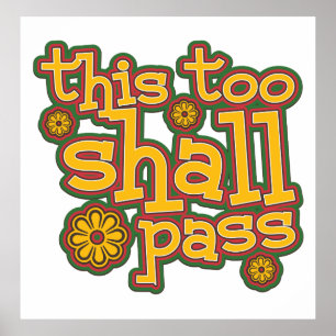 Poster This Too Shall Pass