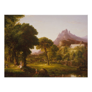 Poster Thomas Cole Dream d'Arcadia