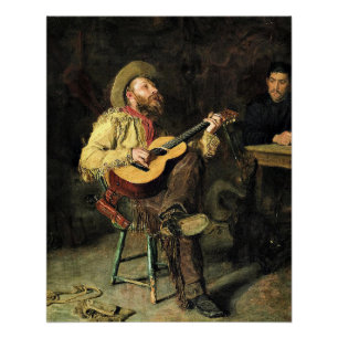 Poster Thomas Eakins peinture, Home Ranch,