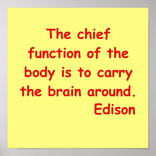 Poster Thomas Edison cite (Devant)