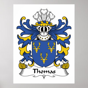 Poster Thomas Family Crest