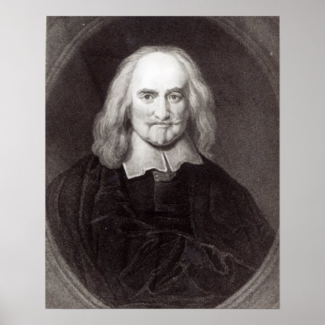 Poster Thomas Hobbes de "Galerie des Portraits" (Devant)