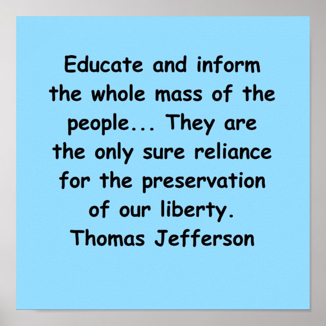 Poster thomas jefferson (Devant)
