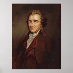Poster THOMAS PAINE Portrait par : Auguste Millière Impri