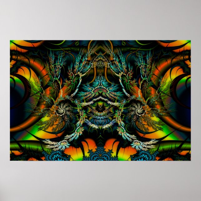 Poster Thorne de Thornz 3D symétrique fractale (Devant)