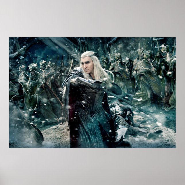 Poster Thranduil À La Bataille (Devant)