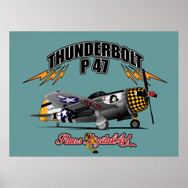 Poster ThunderBolt P47 (Devant)