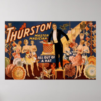 Poster Thurston Master Magicien