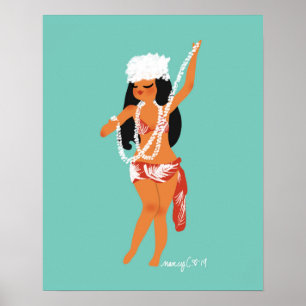 Poster Tiare de Jeanne