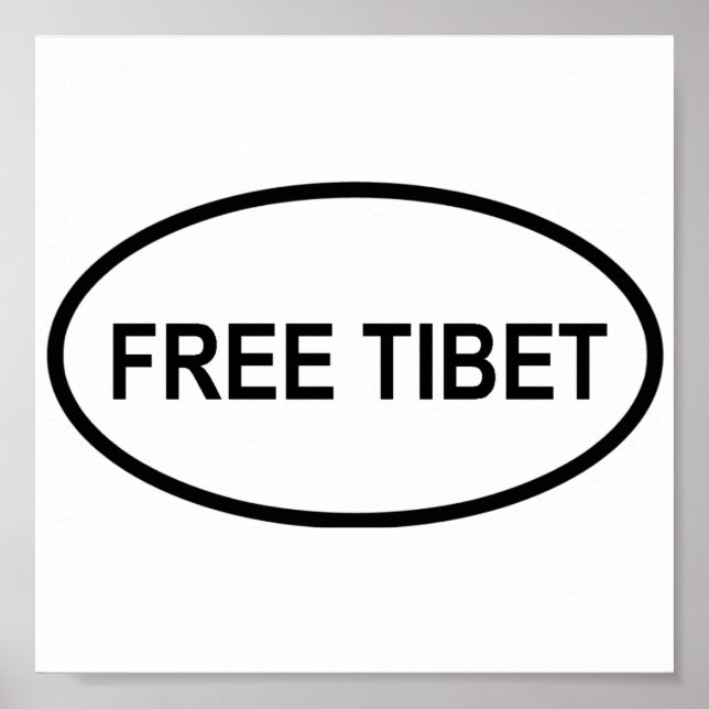Poster Tibet libre (Devant)