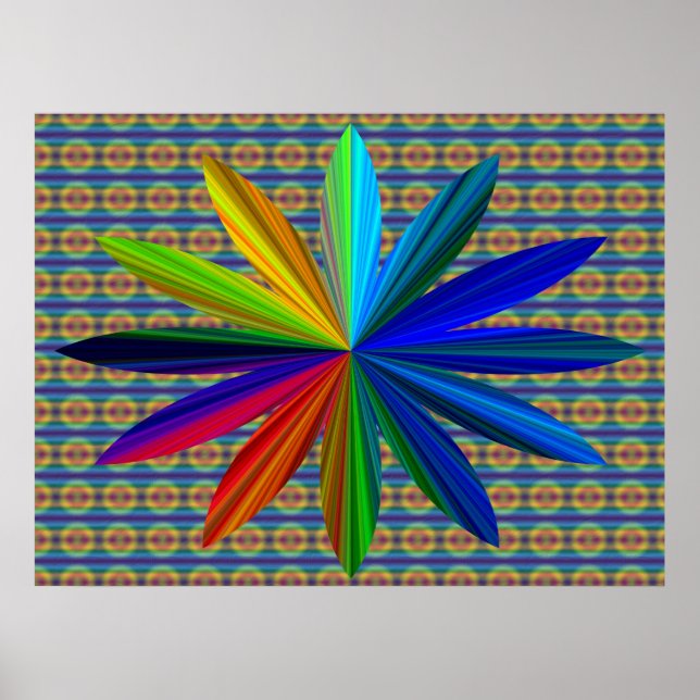 Poster Tie Dye (Devant)