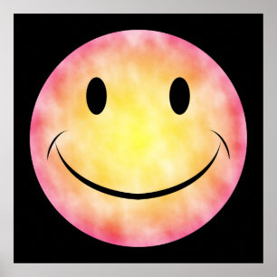 Poster Tie Dye Face
