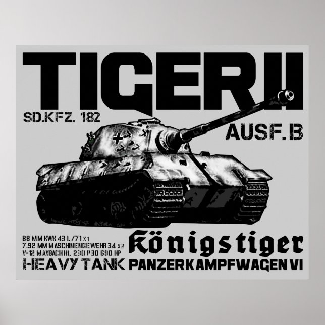 Poster Tiger II (Devant)