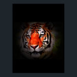 Poster Tiger Imprimer - Pop Art Style Tigers Poste<br><div class="desc">Visage des affiches de tigres de Sibérie Imprimantes - Courage motivationnel / Confiance Pop Art Tigers - Tigre Tigre Tête / Portrait Digital Animal Artwork - Tiger Eyes Pop Art Image - Tiger Tiger - Tiger Portrait - Wild Tigers - Big Cats Digital Images</div>