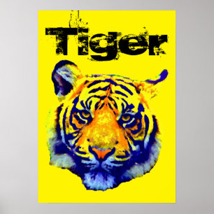 Poster Tiger Pop Art