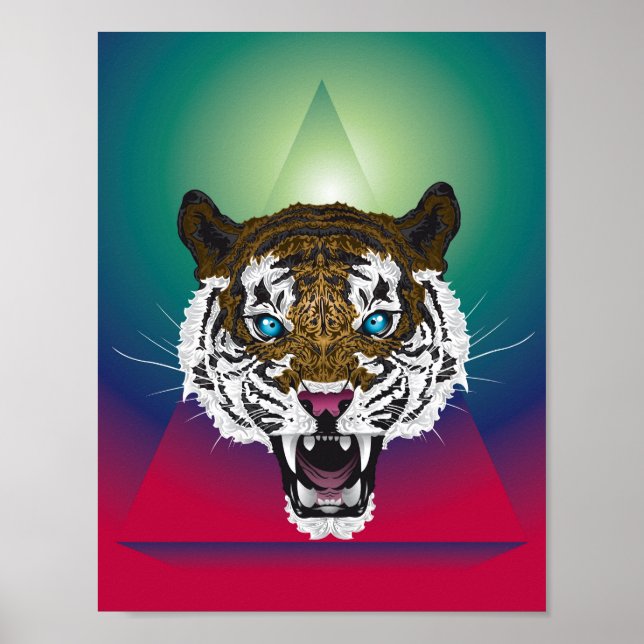 Poster Tigre Spiritanimal (Devant)