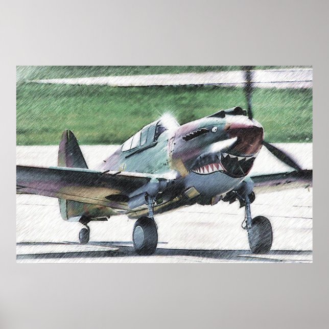 Poster Tigre volant - AVG (Devant)