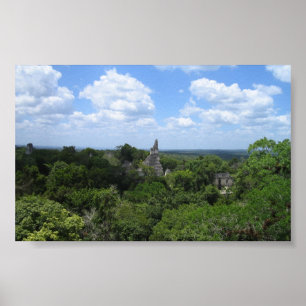 Poster Tikal du temple V