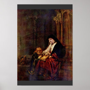 Poster Timothy Et Sa Grand-Mère Par Rembrandt Harmensz.