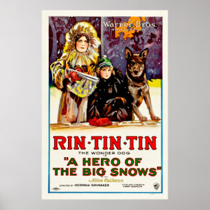 Poster Tin À Rin - Le Chien Merveilleux