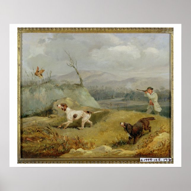 Poster Tir sur le groupe (huile sur toile) (Devant)