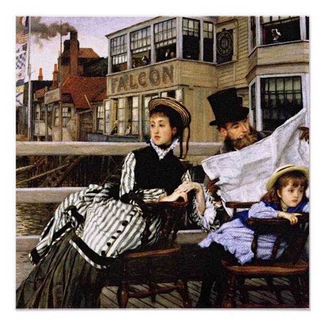 Poster Tissot - En attendant la fée, (Devant)