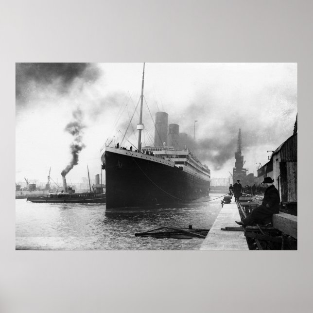 Poster Titanic 10 avril 1912 (Devant)