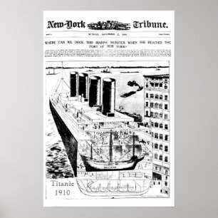 Poster Titanic Vintage 1910