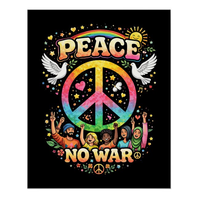 Poster Title: Peace Over War (Devant)