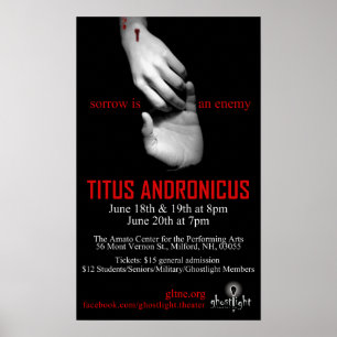Poster Titus Andronicus