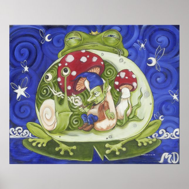 Poster Toad King (Devant)