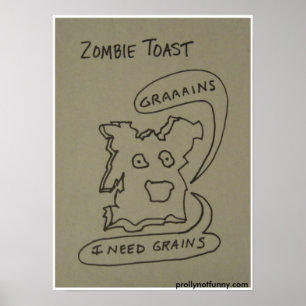 Poster Toast Zombie