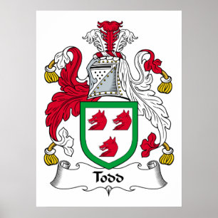 Poster Todd Family Crest