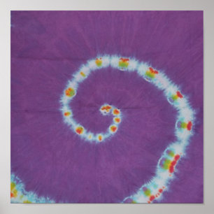 Poster Toile doux violet