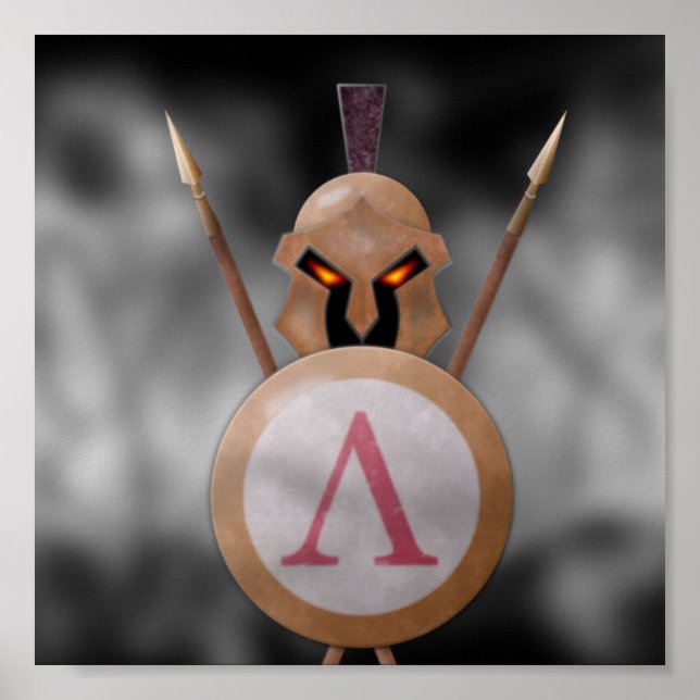 Poster Toile personnalisée Spartan (Devant)