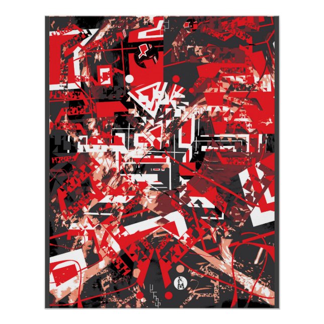 Poster Toile (Woboco le Tormenton Techno! Défaite !) (Devant)