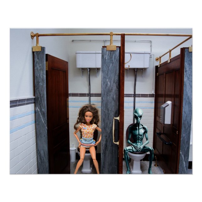 Poster Toilettes publiques. (Devant)