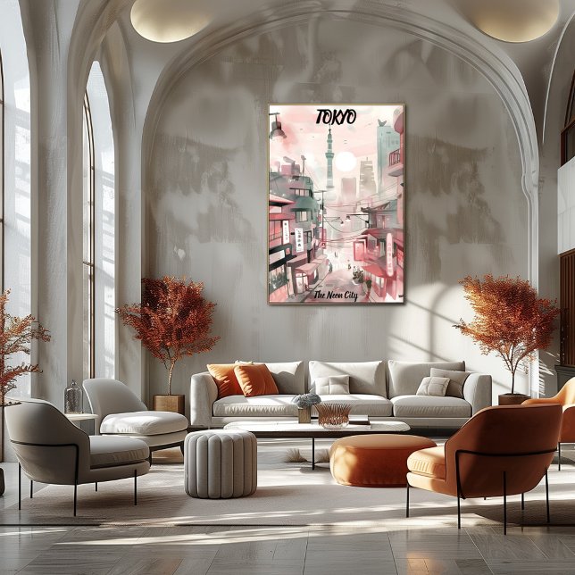 Poster Tokyo: La Ciudad de Neón (Créateur téléchargé)