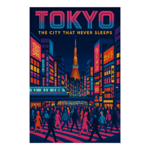 Poster Tokyo - Neon Metropolis