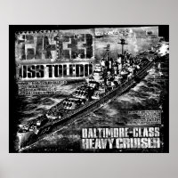 Poster Toledo pour croiseur lourd