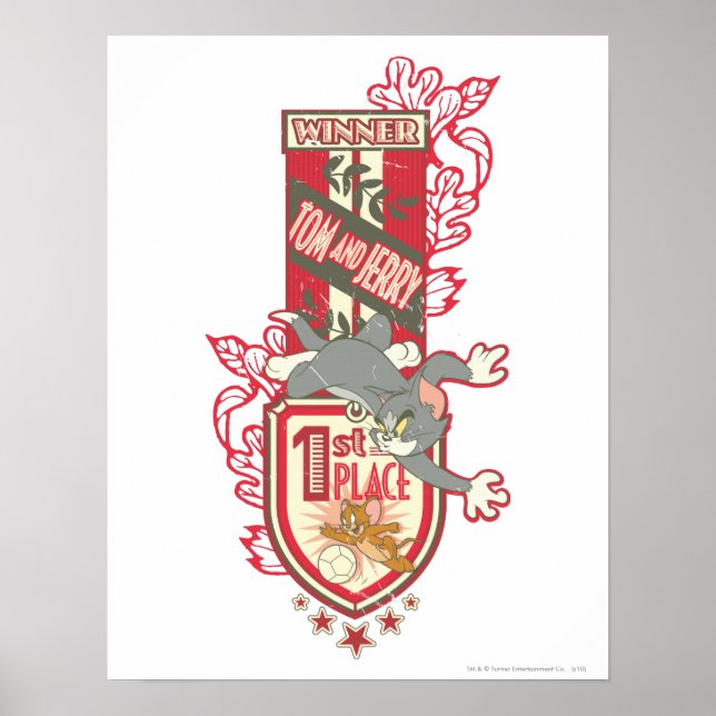 Poster Tom and Jerry 1st Place 1 (Devant)